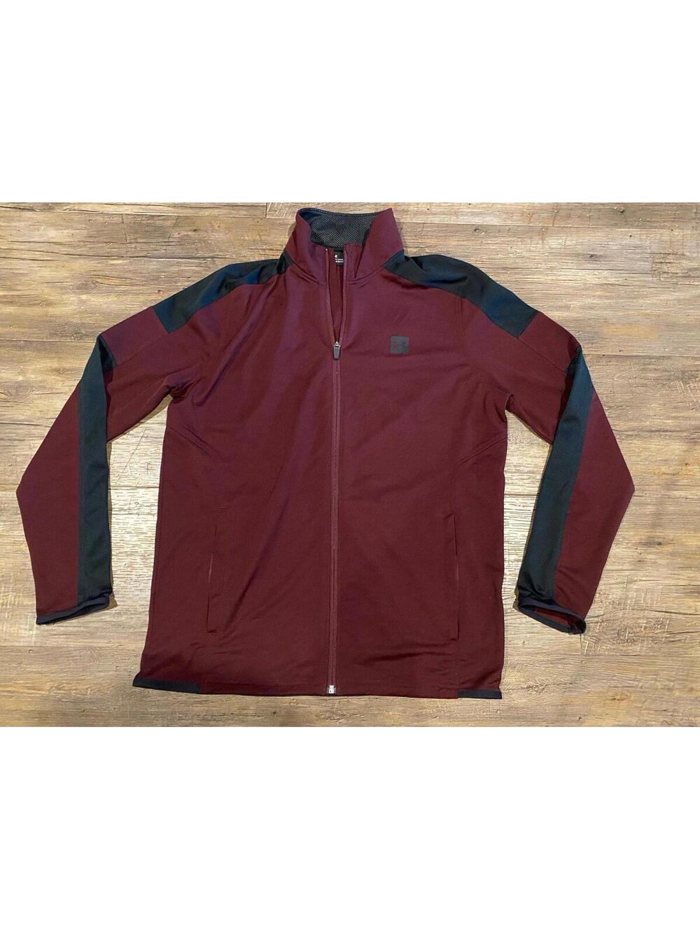 NWOT Under Armour Men’s Maroon Zip Up Jacket Sz M